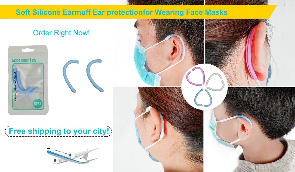 Silicone Ear Protection, Loop Ear Muffs for Face Mask Buy Silicone
