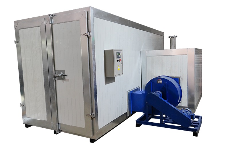 batch powder coat coating electric curing oven NEW DELUX model