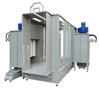 Automatic Powder Coating Booth for Single Color